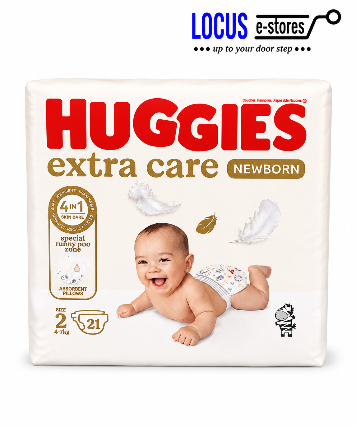 Huggies New Born Size 2 (4-7kg)